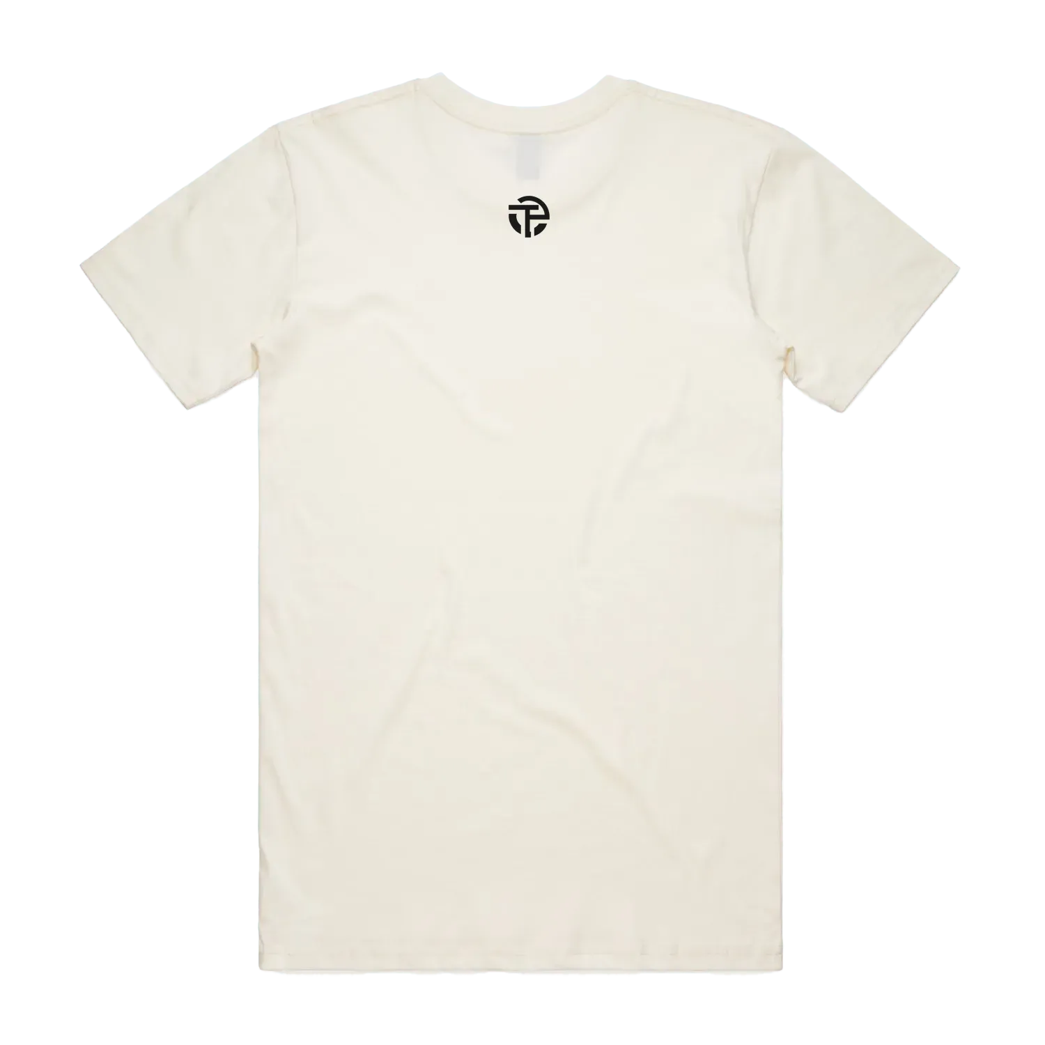 Resilience tee back — natural TPC Staple Tee with the minimal TPC logo